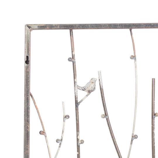 Set of 2 Black Metal Farmhouse Wall Decor, 14" x 32"